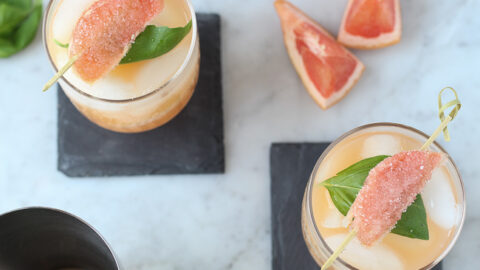 grapefruit basil cocktail 2079