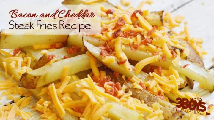 Bacon and Cheddar Steak Fries Recipe