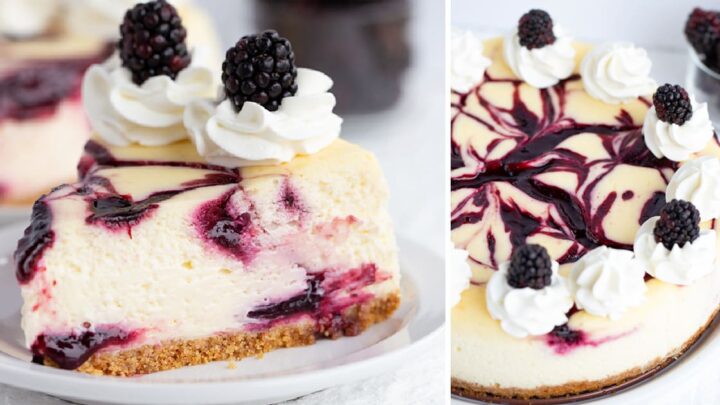 Blackberry Cheesecake collage for facebook