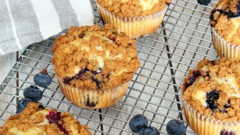Blueberry Streusel Muffin Recipe from Clean and Scentsible