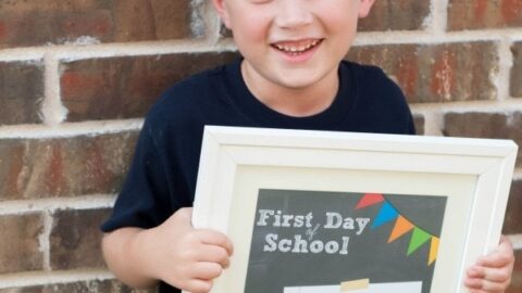 Free First Day of School Printable