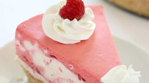 No Bake Raspberry Creamsicle Cheesecake 1
