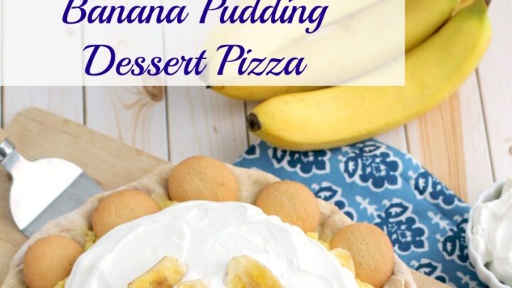 Banana Pudding Dessert Pizza Titled