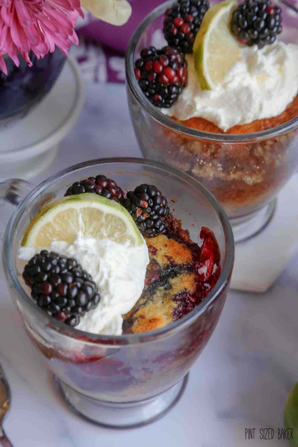 Blackberry Cobbler For Two • Pint Sized Baker