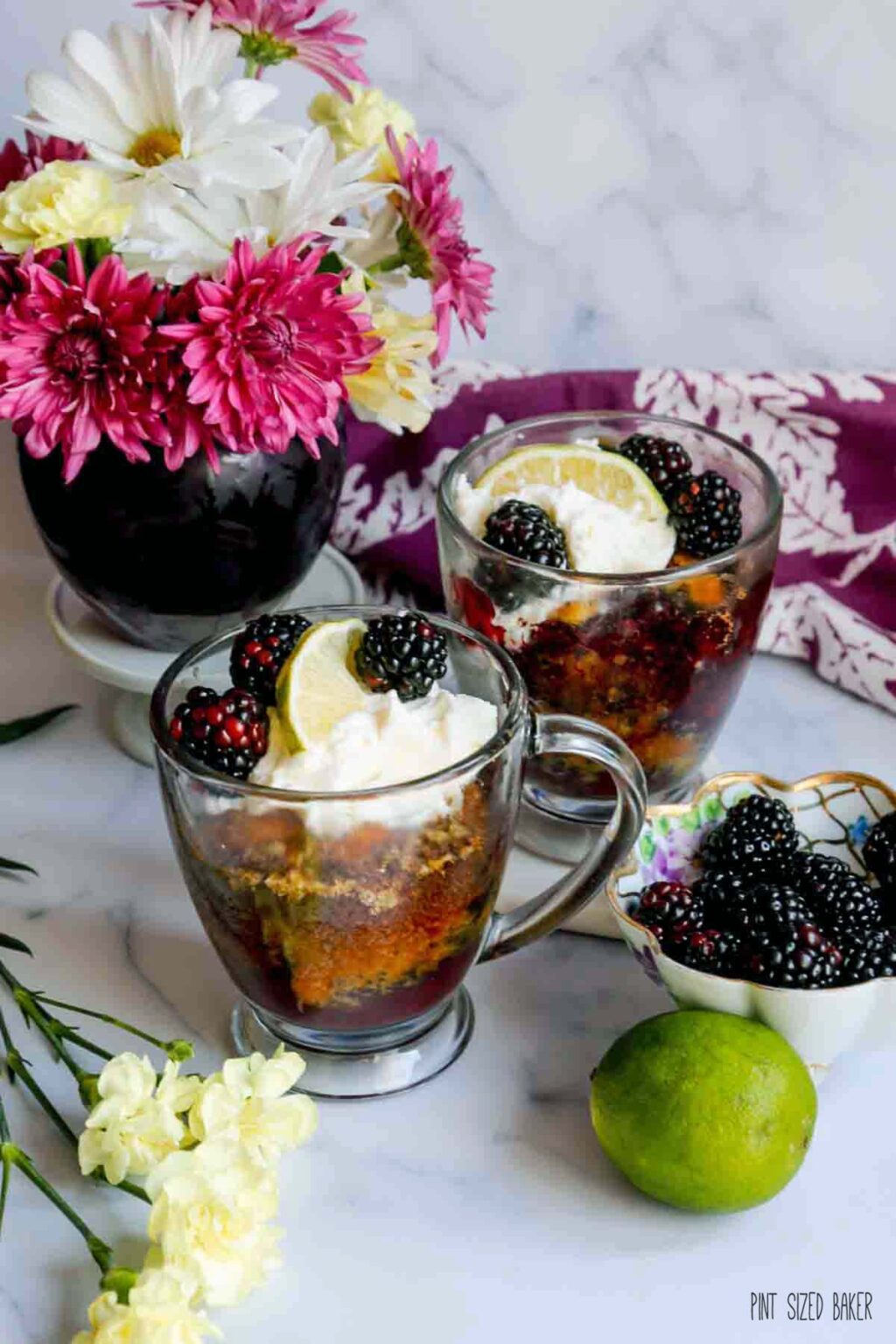 Blackberry Cobbler For Two • Pint Sized Baker