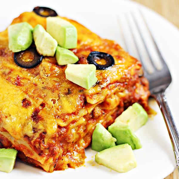 Mexican Lasagna Recipe sq
