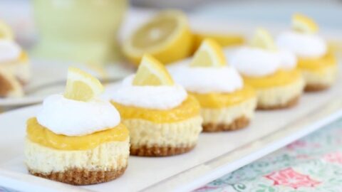 Mini Lemon Cheesecakes With Nilla Wafer Crust9