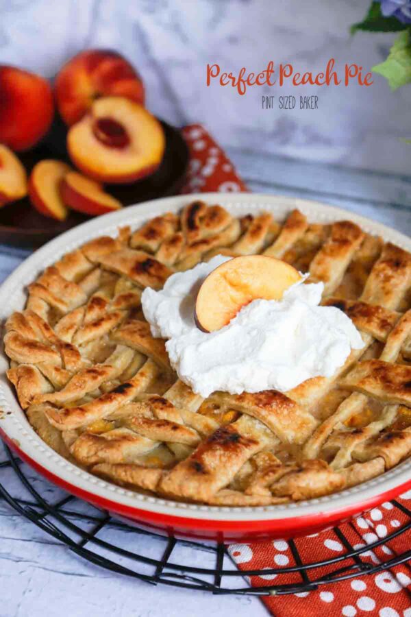 If you’re ready to take your homemade pie game to the next level, this Perfect Peach Pie Recipe is made from scratch and perfect for your summer dessert.