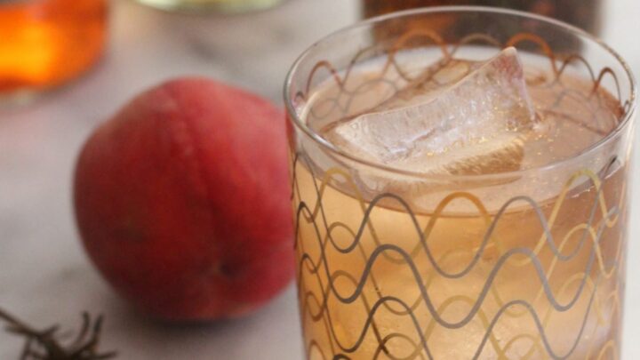 rosemary vodk peach vanill cocktail sugar free