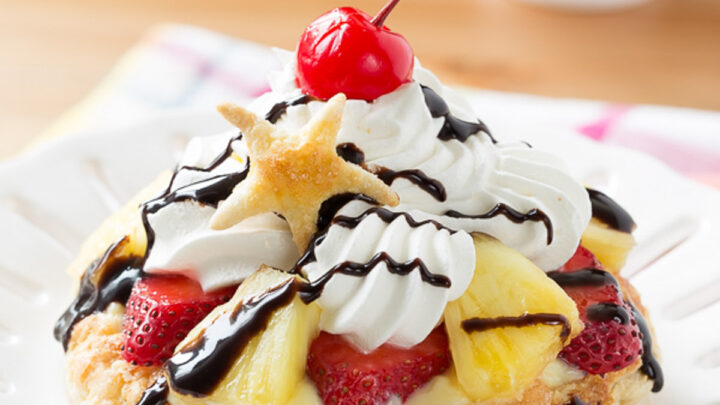 Image for Mini Banana Split Puff Pastry | Cooking on the Front Burner