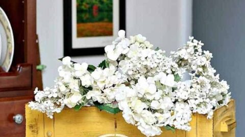 Image for Turn An Old Wood Box Into A Flower Container