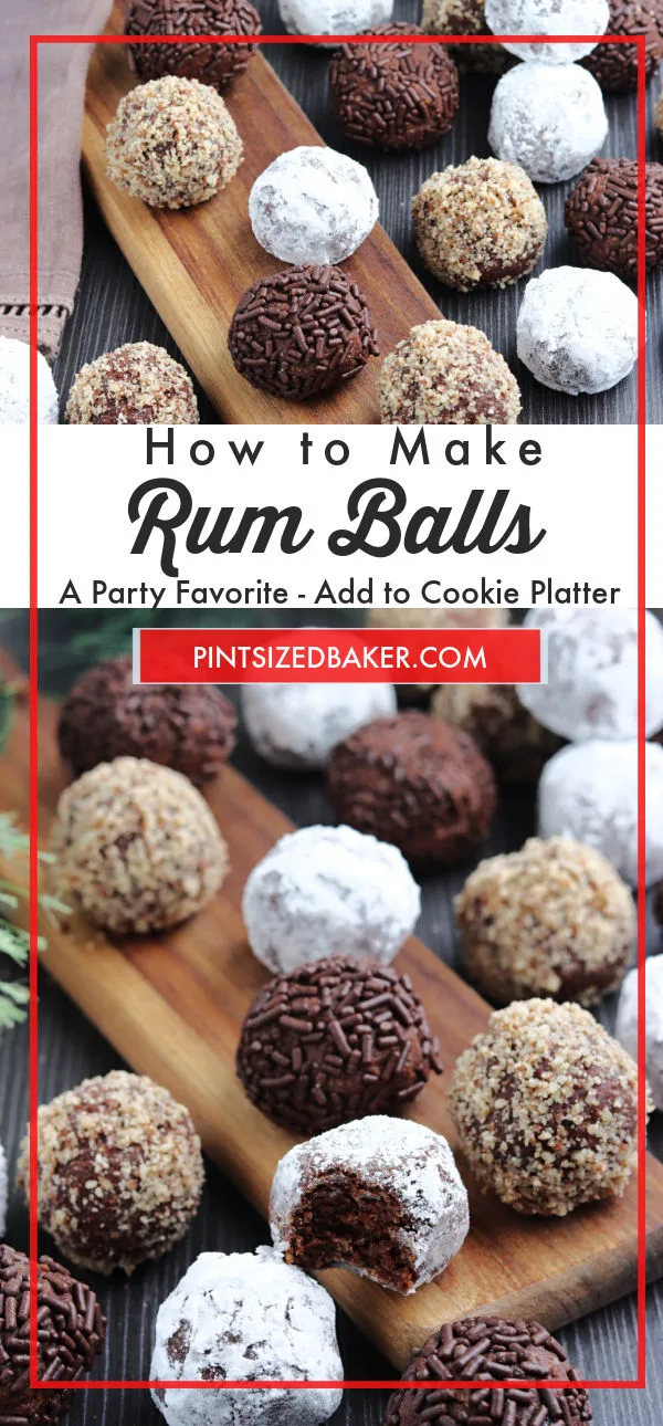 Make sure you have tasty Rum Balls ready to serve during your next holiday gathering. These balls have that perfect spiced rum flavor, making them perfect for enjoying each year for the holidays!