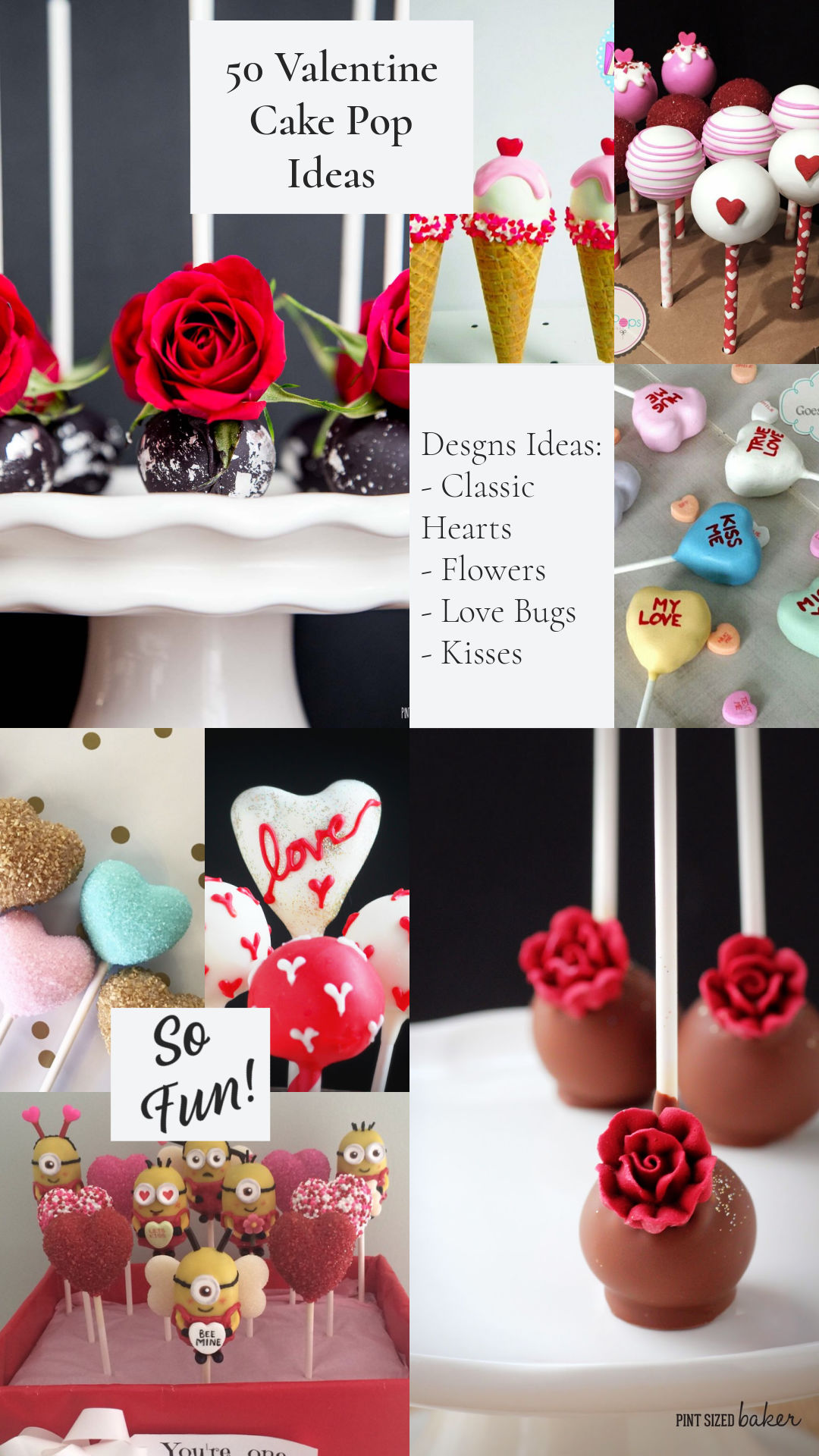 Searching for Valentine inspiration? I've got 50 Valentine Cake Pop ideas that will knock your socks off!