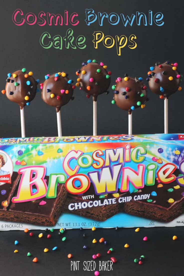 Cosmic Brownie Pops