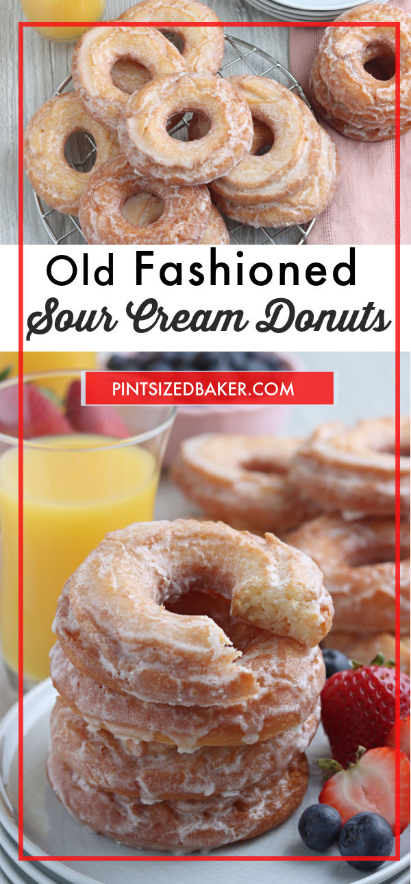 Quick to make, soft, and cakey, these old-fashioned sour cream donuts are an easy way to bring bakery-quality treats to your kitchen.