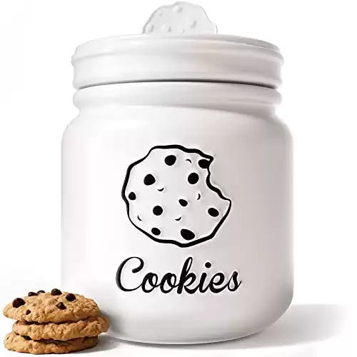 Airtight Cookie Jar - 6"W x 8"H