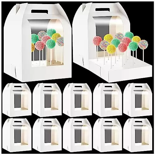 Portable 18 Cakepops Stand Boxes, 12 PCS