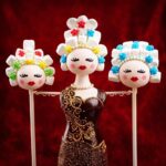Marie Antoinette cake pops with different decorations